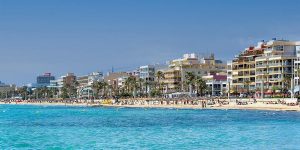 Beliebtes Ziel für Gruppenreisen auf Mallorca: Die Playa de Palma