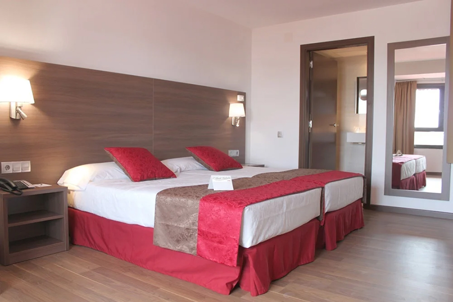 Zimmer des Hotels Autohogar